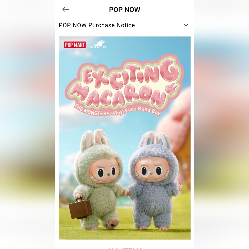 Exciting Macaron Vinyl Figures